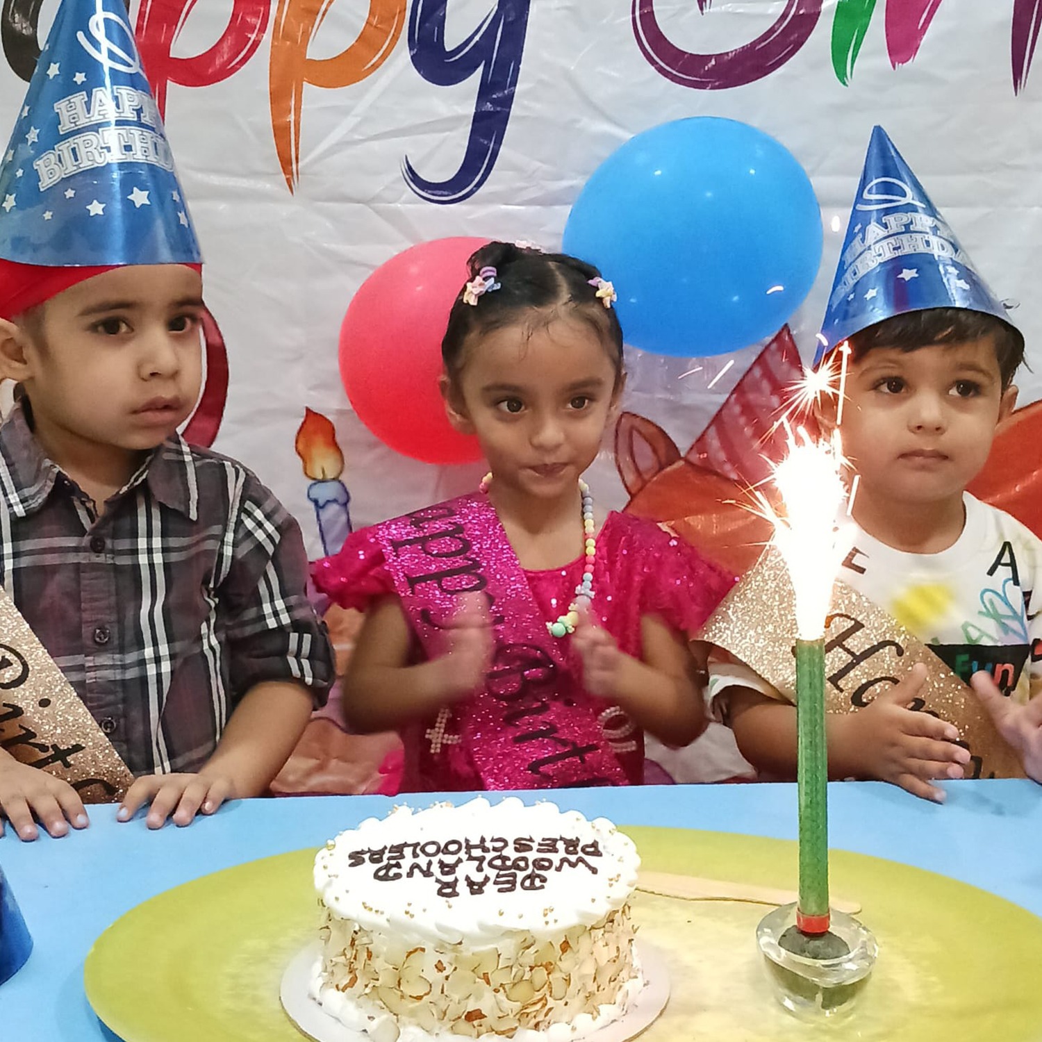 Birthday celebrations at woodland preschool - August