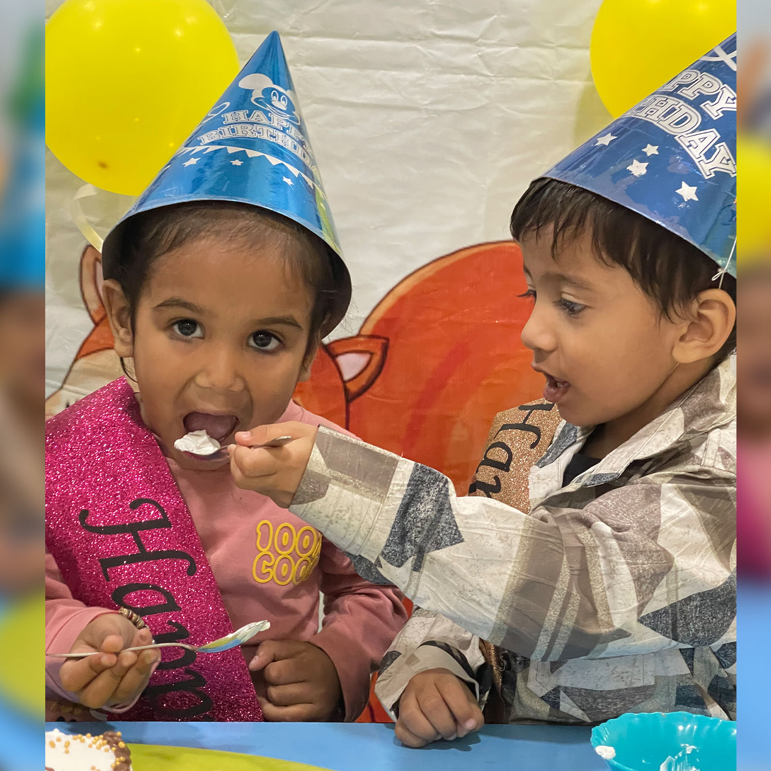 October Birthday Celebrations at Woodland PreSchool