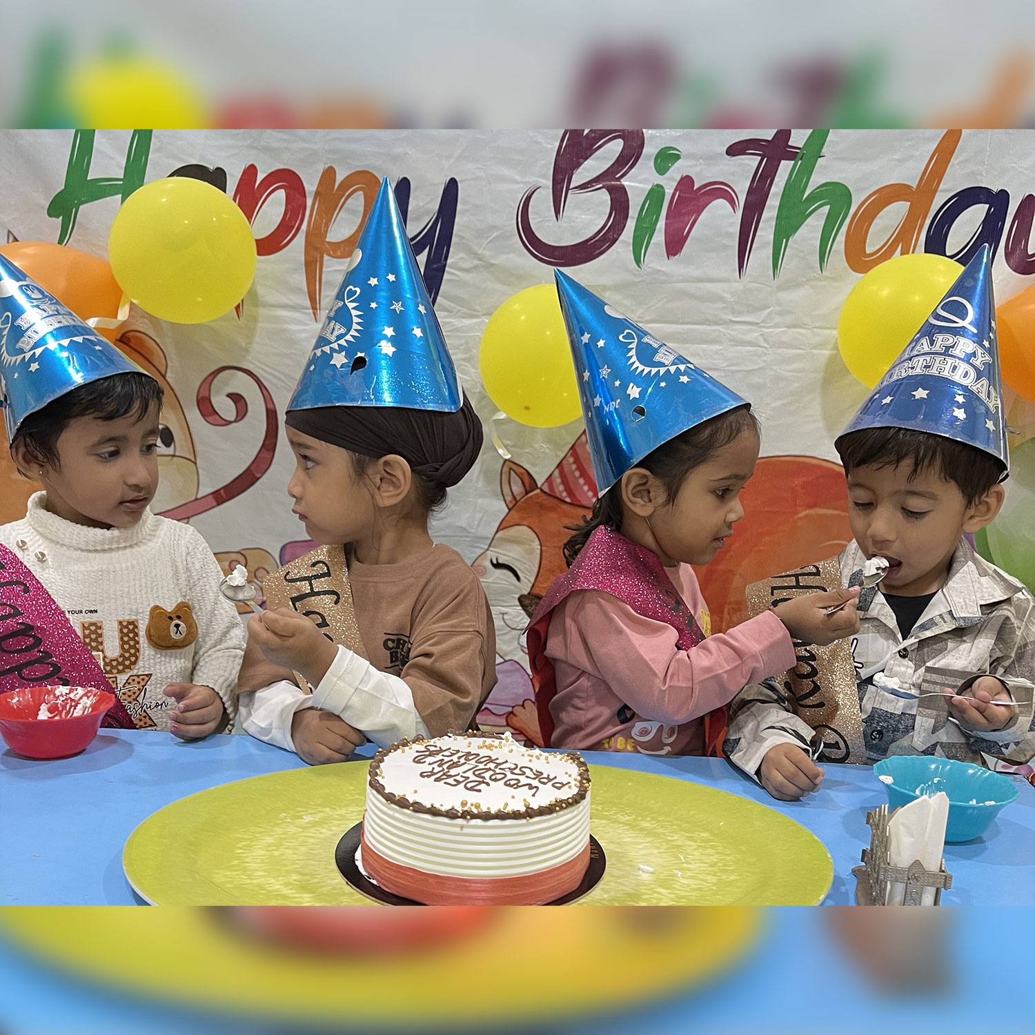 October Birthday Celebrations at Woodland PreSchool